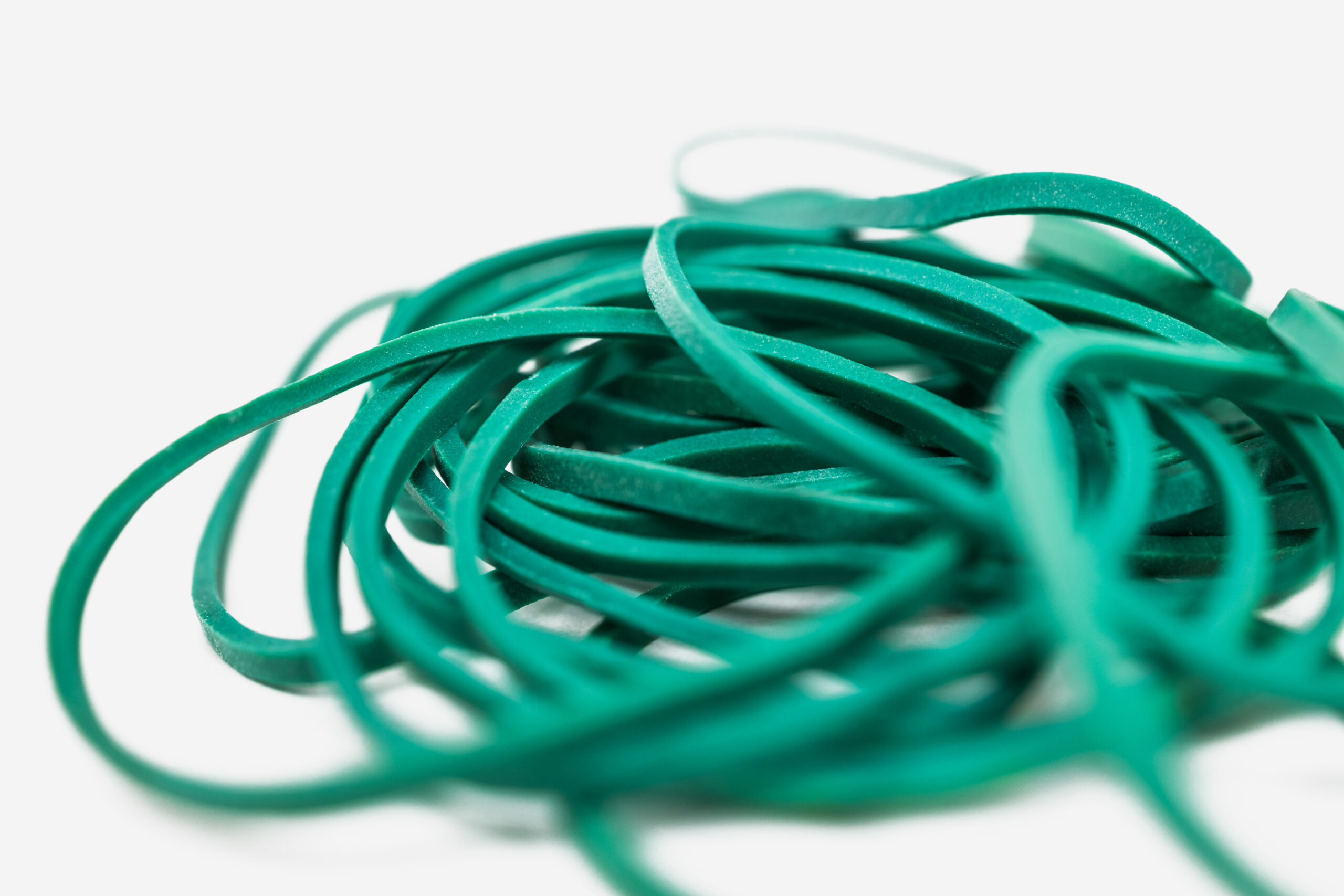Gomas elásticas verdes
