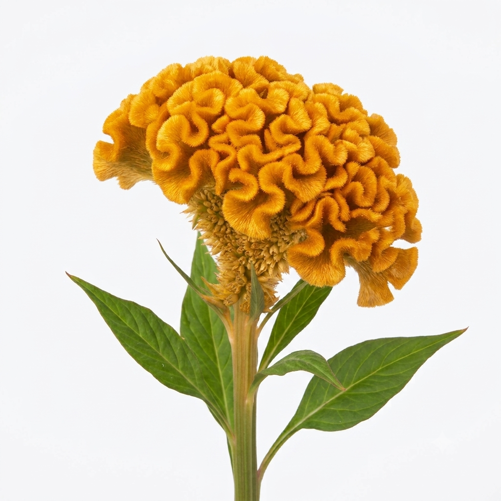 Flor celosía nacional de textura aterciopelada para floristerías.