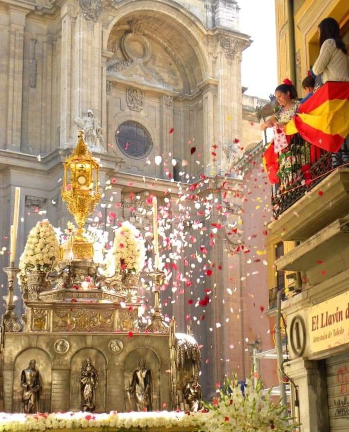 decoracion floral corpus christi
