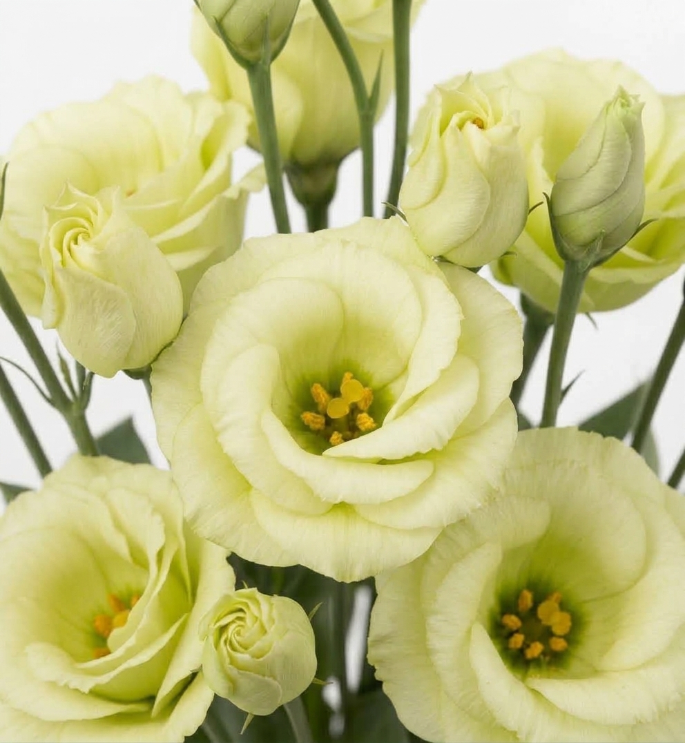 Lisianthus de Holanda de calidad superior para arreglos florales profesionales.