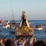 procesion virgen del carmen decoracion floral